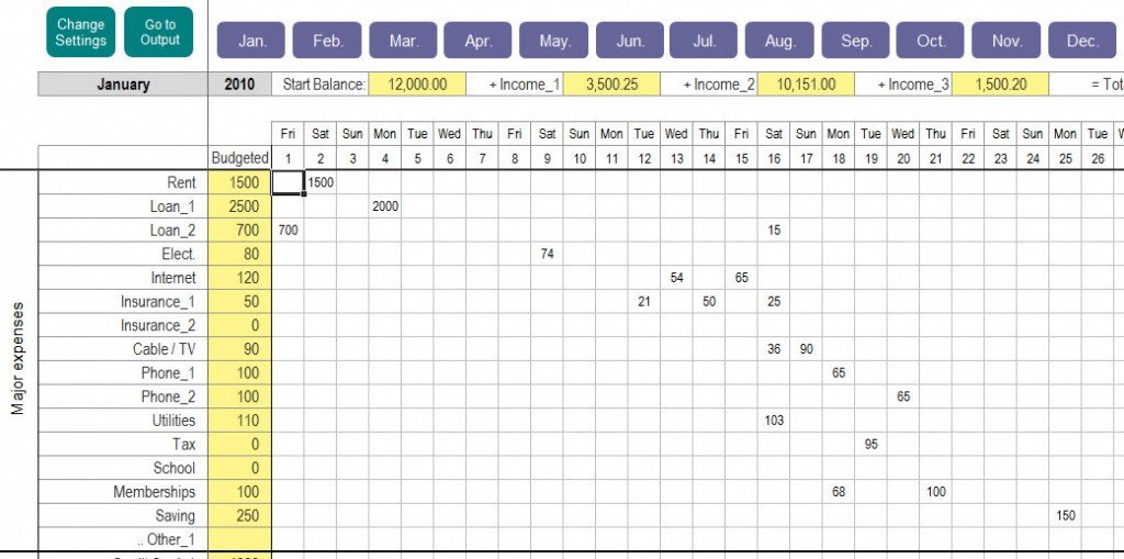 Expense Tracker Excel Template Excel Personal Expense Tracker