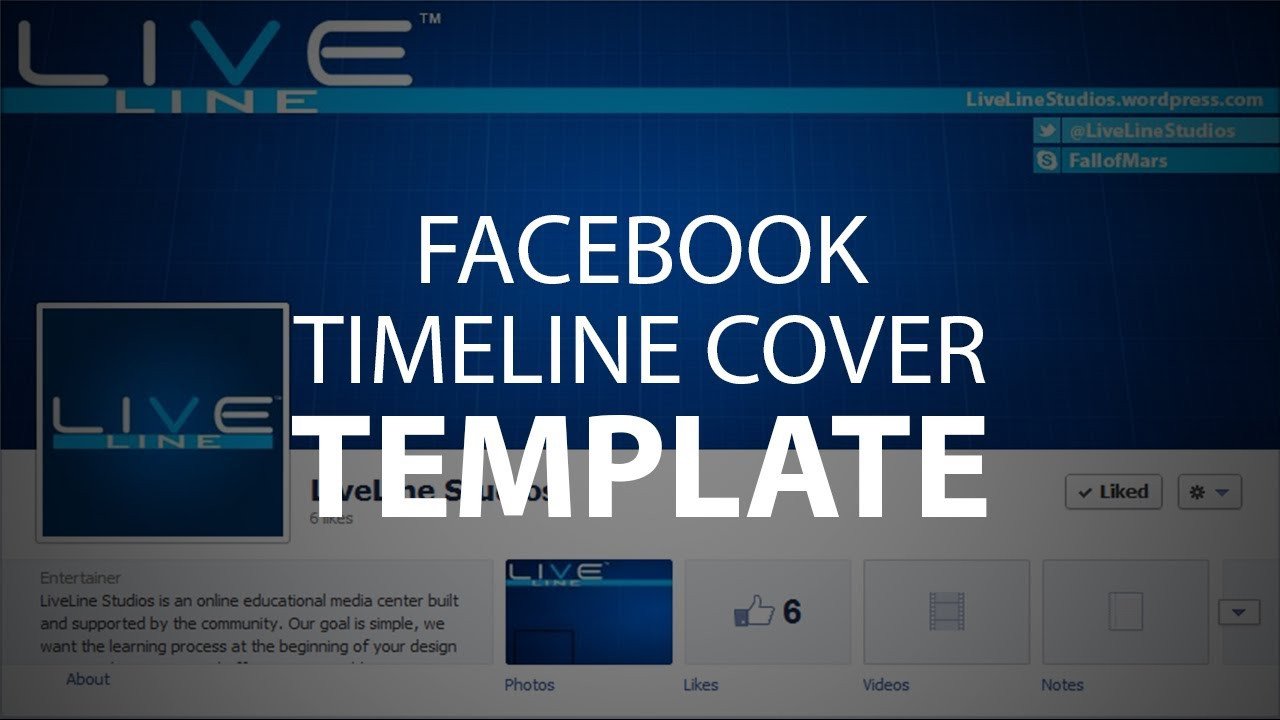 Facebook Cover Page Template Shop Template Timeline Cover Psd File