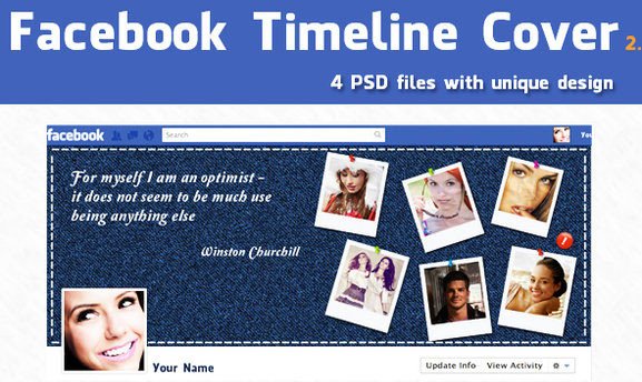 Facebook Cover Photoshop Template 60 High Quality Timeline Cover Psd Templates