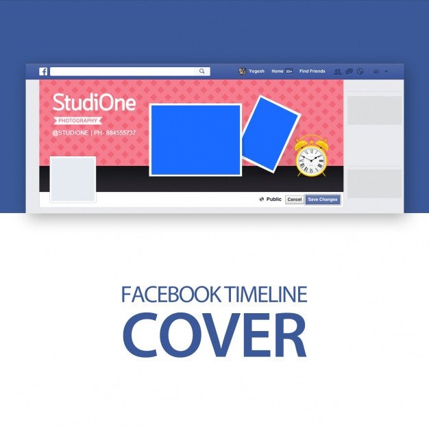 Facebook Cover Template Psd Cover Template Psd File