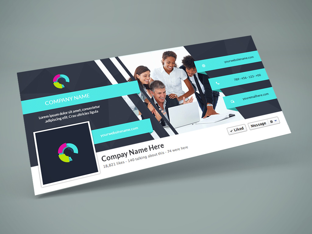 Facebook Cover Template Psd Freebie Cover Psd Design Template by Graphberry