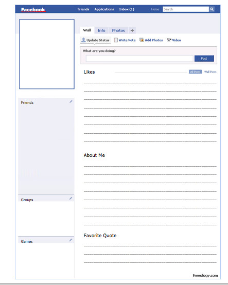 Facebook Template for Students Pin by Kirbie Kelly On Classroom Ideas