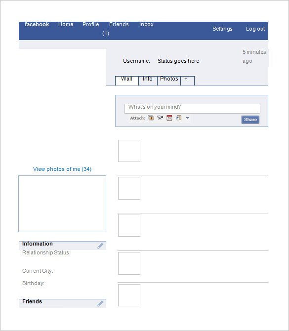 Facebook Template for Students Template – 49 Free Word Pdf Psd Ppt format