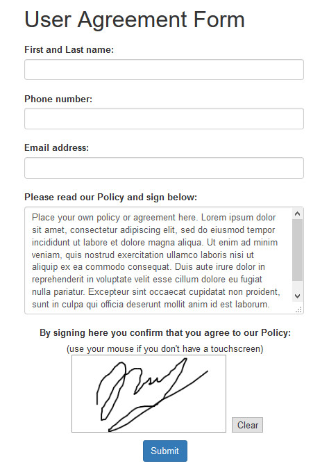 Fake Aa Signature Sheet form to Pdf with Signature