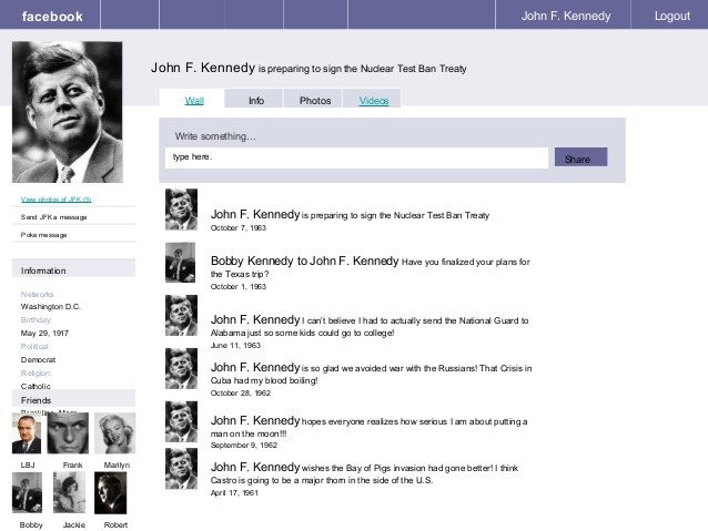 Fake Facebook Page Template Copy Of Fake Book Template Biography