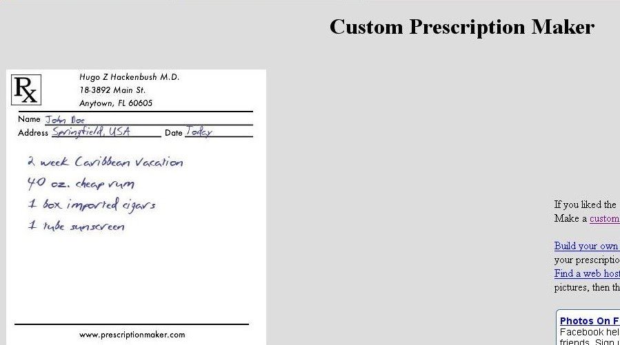 Fake Prescription Label Generator List Of Free Line Image Editor and Effects