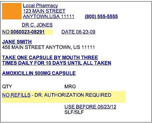 Fake Prescription Label Template 11 Best S Of Printable Prescription Label Template