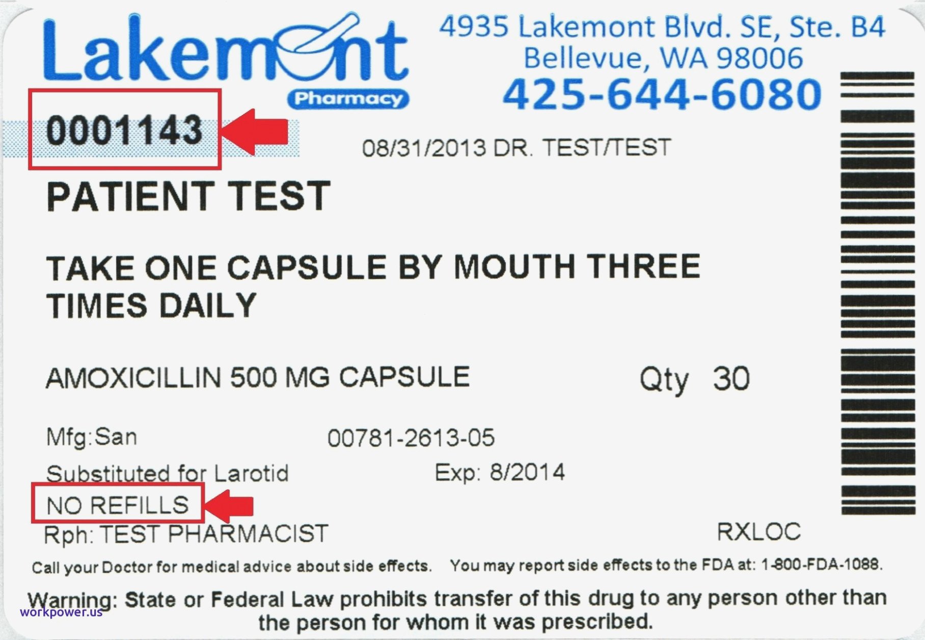 Fake Prescription Label Template 15 Things to Know About Fake