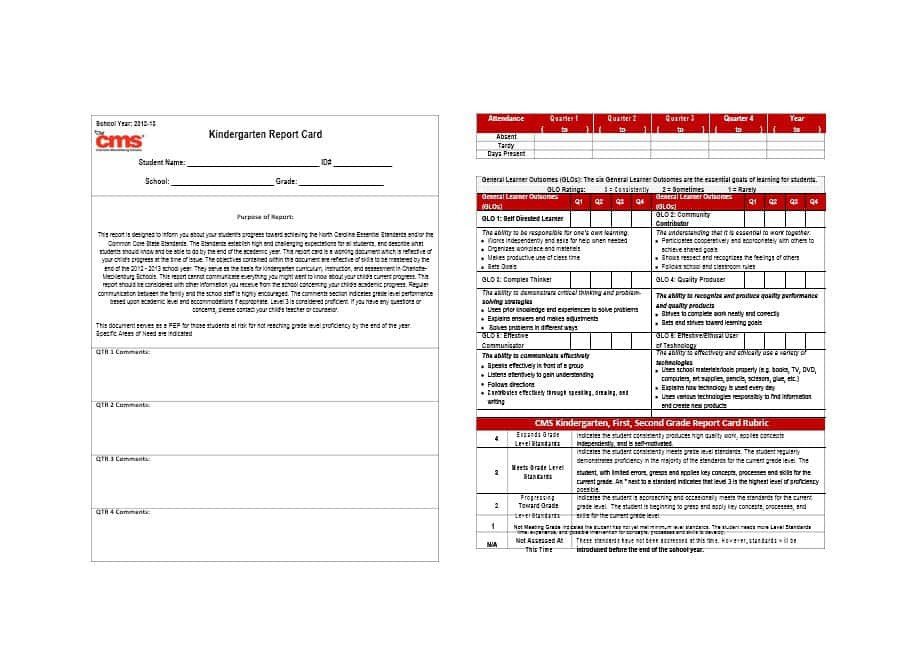 Fake Report Card Template 30 Real &amp; Fake Report Card Templates [homeschool High