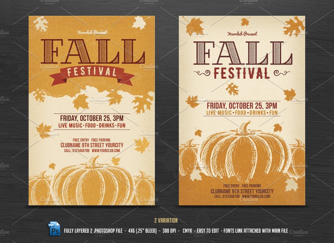 Fall Festival Flyer Template Fall Festival Flyer Template Flyer Templates Creative
