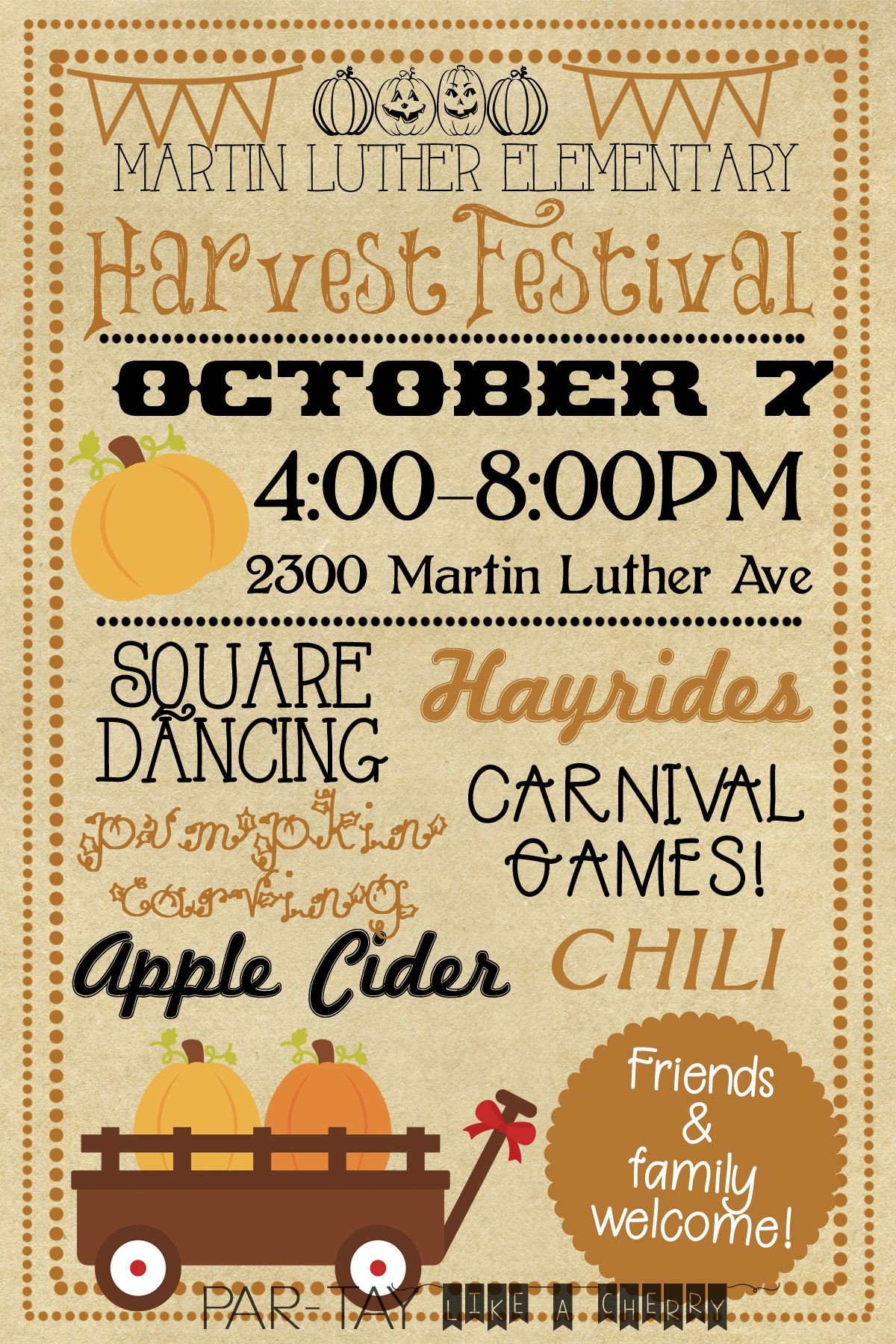 Fall Party Invitation Template Harvest Festival Invitation Fall Birthday Party