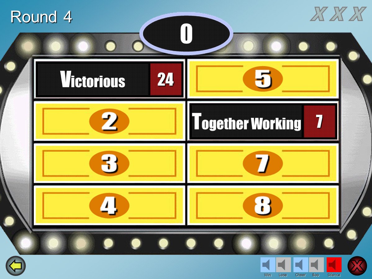 Family Feud Game Template Family Feud Customizable Powerpoint Template Youth