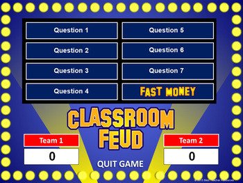 Family Feud Powerpoint Template Classroom Feud Powerpoint T by Best Teacher Resources