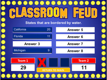 Family Feud Powerpoint Template Family Feud Powerpoint Template Classroom Game