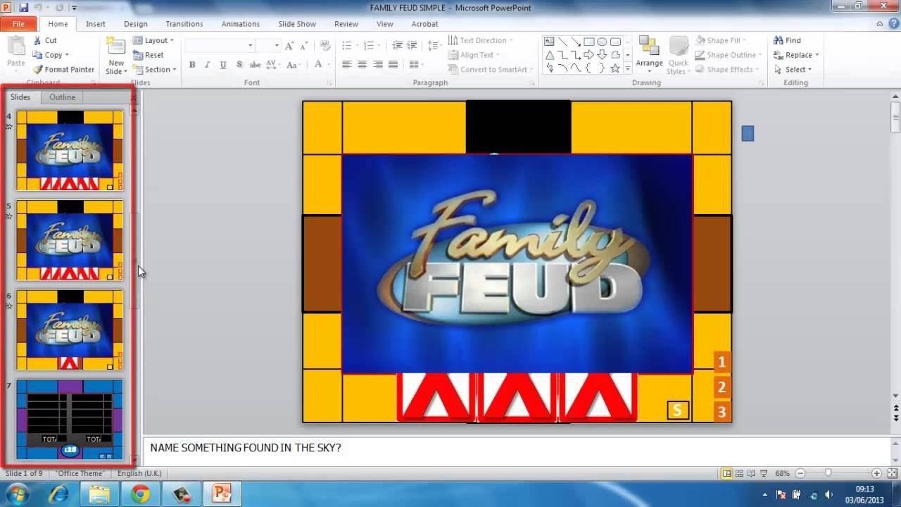 Family Feud Powerpoint Template Family Feud Powerpoint Template Free