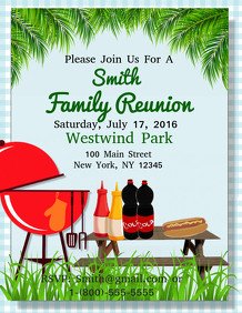 Family Reunion Flyer Templates Customizable Design Templates for Reunion