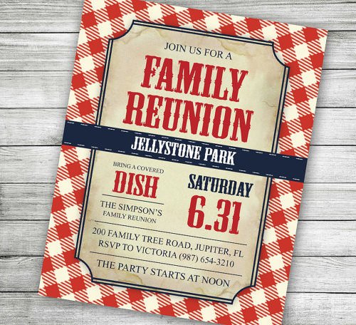 Family Reunion Invitation Templates 35 Family Reunion Invitation Templates Psd Vector Eps