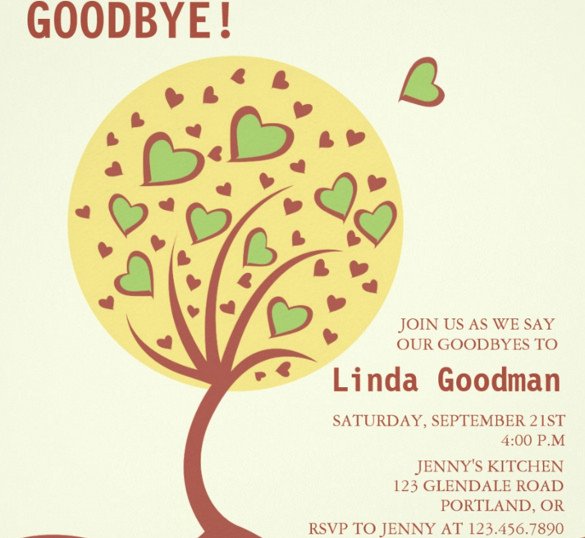 Farewell Invitation Template Free Farewell Party Invitation Template 29 Free Psd format