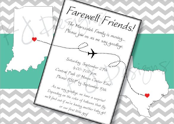 Farewell Invitation Template Free Sample Farewell Invitation Template 8 Download