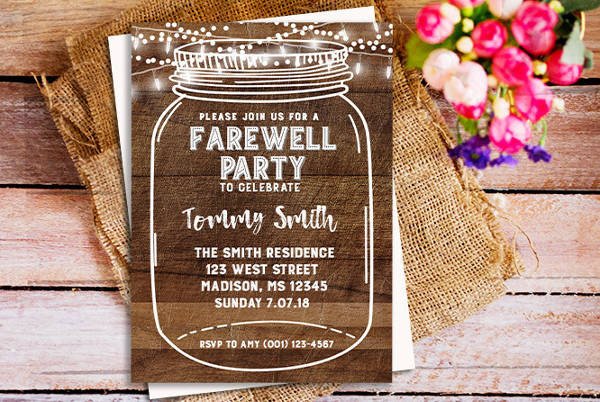 Farewell Party Invitation Template Free 26 Farewell Invitation Templates Psd Eps Ai
