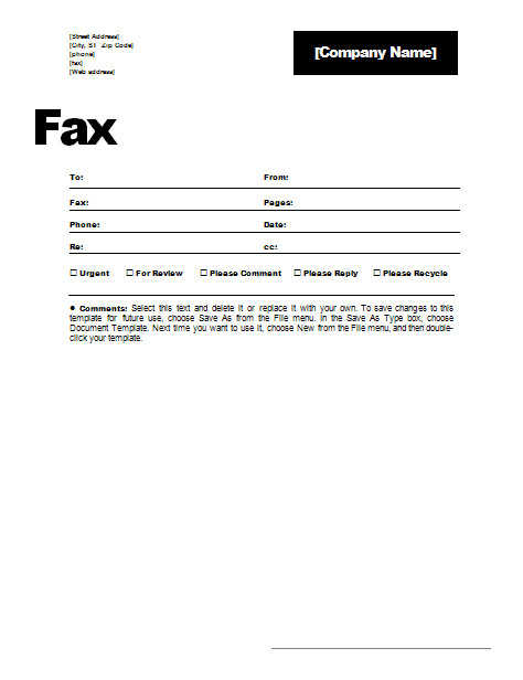 Fax Cover Letter Template All Templates Fax Cover Letter Template
