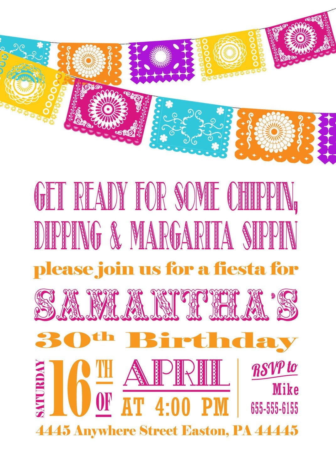 Fiesta Invitations Templates Free Free Fiesta Invitation Templates