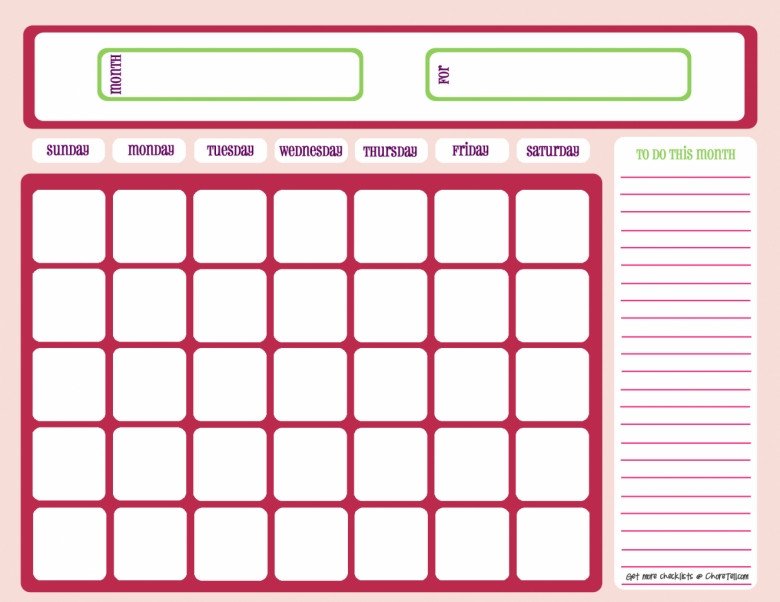 Fill In Calendar Template Easy Fill In Calendar Free Calendar Template