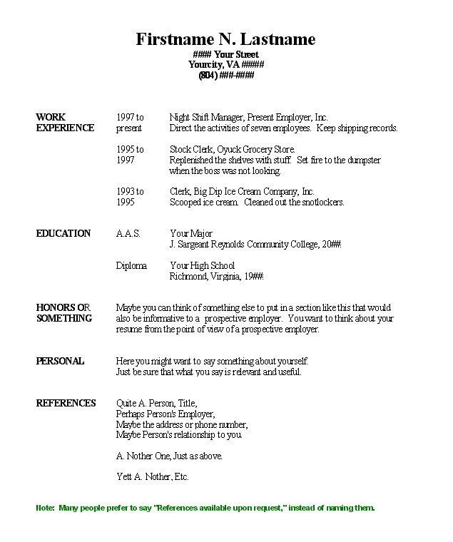 Fill In Resume Template Pdf Pin Blank Resume Fill In Pdf
