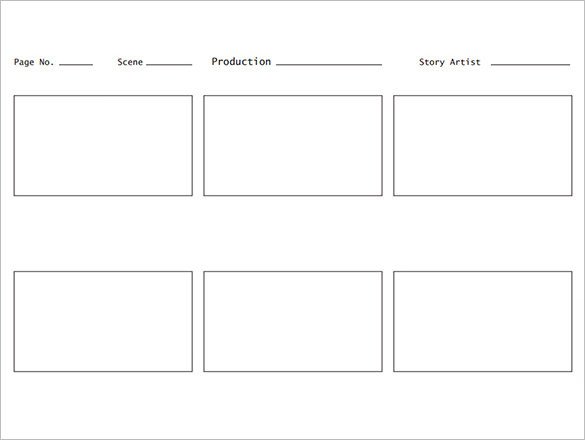 Film Storyboard Template Pdf 7 Movie Storyboard Templates Doc Excel Pdf Ppt