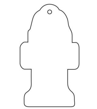 Fire Hydrant Printable Fire Hydrant Template for Preschoolers