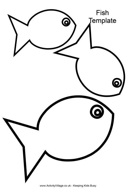 Fish Cut Out Template Fish Template