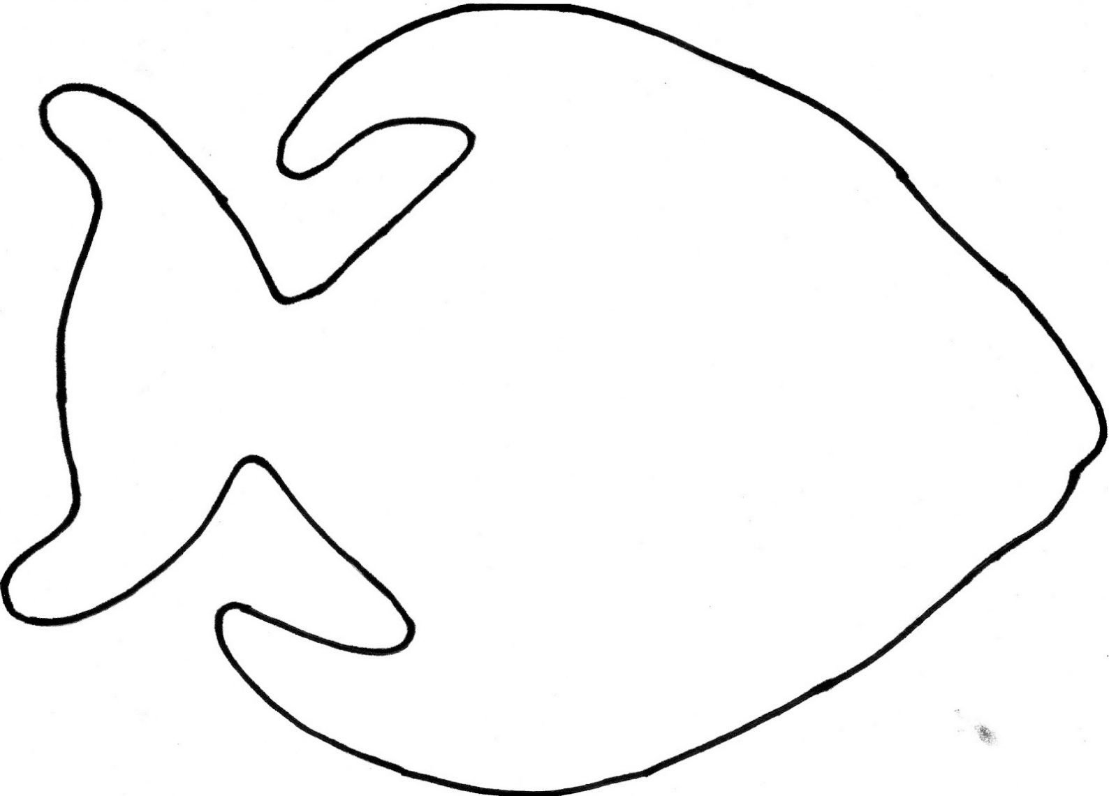 Fish Cut Out Template Free Printable Fish Cut Out &amp; Outline Template Pdf