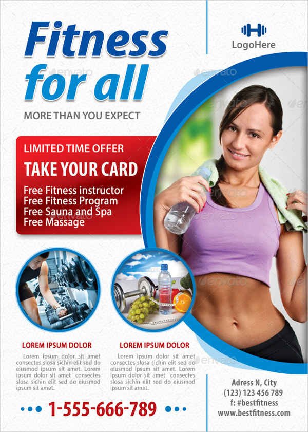 Fitness Flyer Template Free 58 Fitness Flyer Templates Psd Word Ai Eps Vector