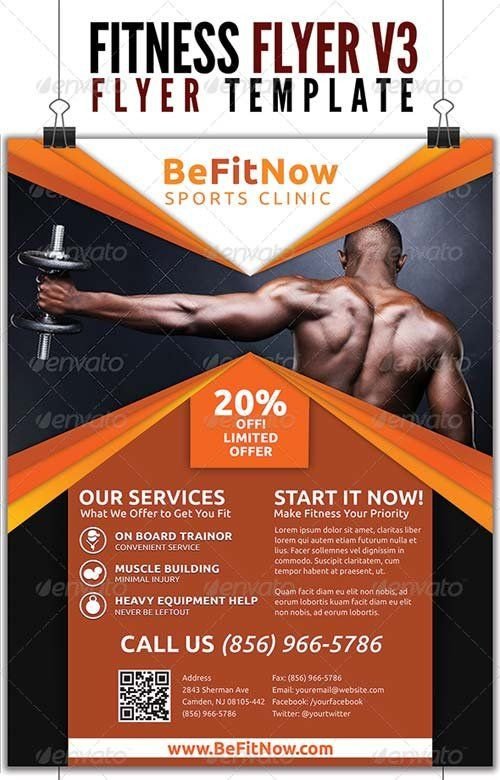 Fitness Flyer Template Free Fitness Flyer Google 搜尋 Inspire Fitness