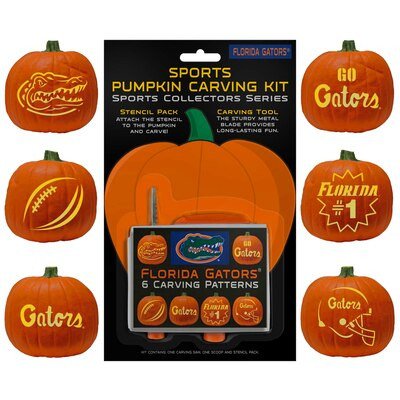 Florida Gator Pumpkin Stencil Carving Florida Gators 6 Pattern Pumpkin Carving Kit