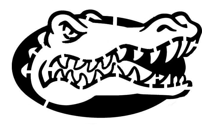 Florida Gator Pumpkin Stencil Carving Gators Stencil by Jan3090 683×433