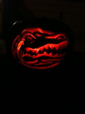 Florida Gator Pumpkin Stencil Carving Hot Wheels and Cartwheels Pumpkin Carving Time