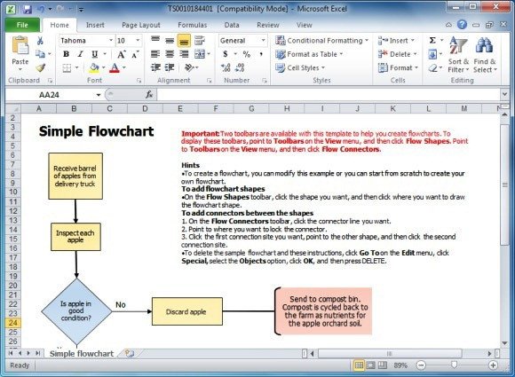 Flow Chart Template Excel How to Make A Flowchart In Excel