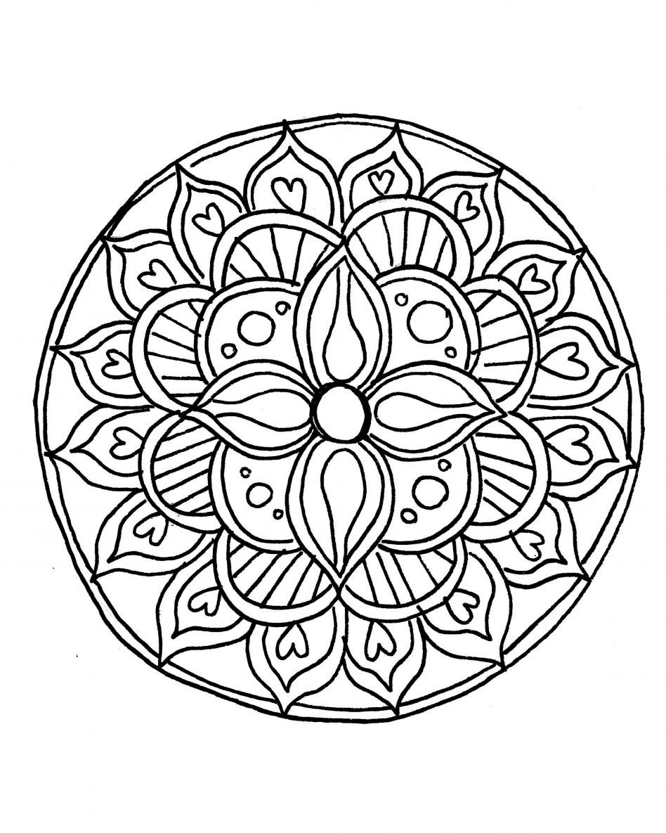 Flower Patterns to Trace Simple Flower Pattern Drawing at Getdrawings