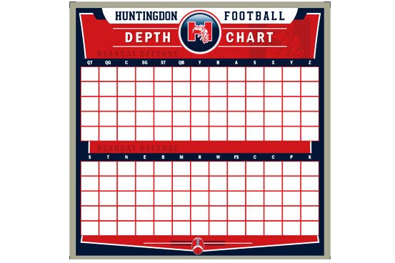 Football Depth Chart Templates Depth Chart Boards Football Boards