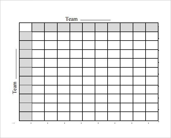 Football Squares Template Excel 19 Football Pool Templates Word Excel Pdf