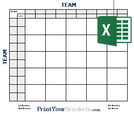 Football Squares Template Excel Excel Spreadsheet Football Square Grids
