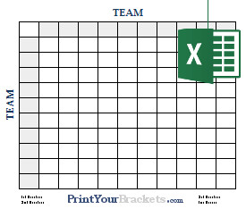 Football Squares Template Excel Excel Spreadsheet Football Square Grids