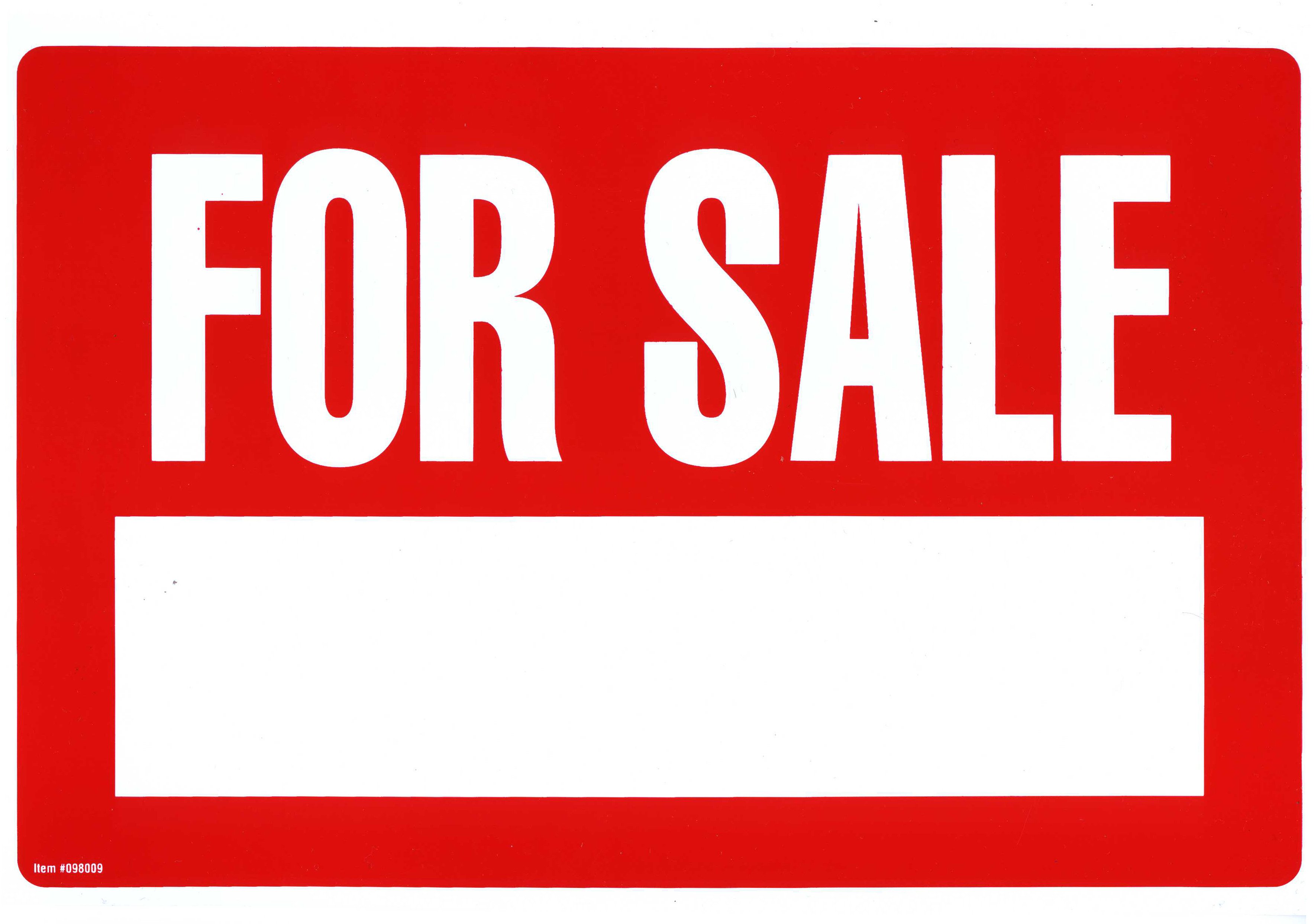 For Sale Sign Template for Sale Sign Templates Clipart Best