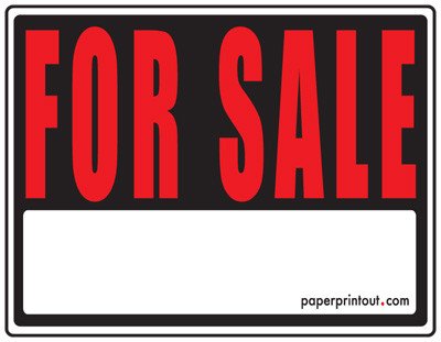 For Sale Sign Template for Sale Signs Free Printable for Sale Sign Templates