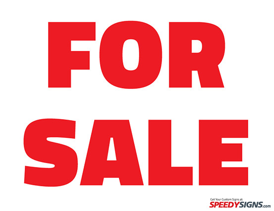 For Sale Sign Template Free for Sale Printable Sign Template