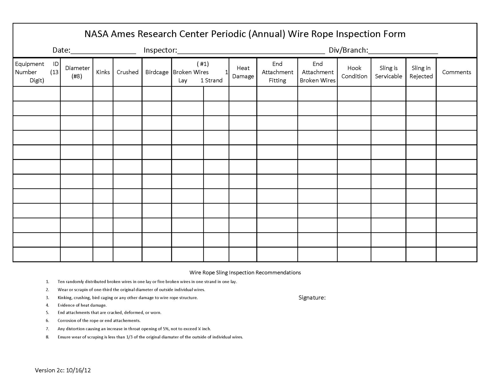 Forklift Inspection form Excel Daily forklift Inspection form