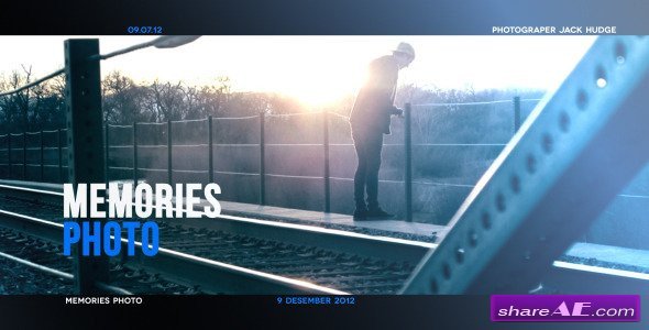 Free after Effects Slideshow Template Memory Slideshow after Effects Project Videohive