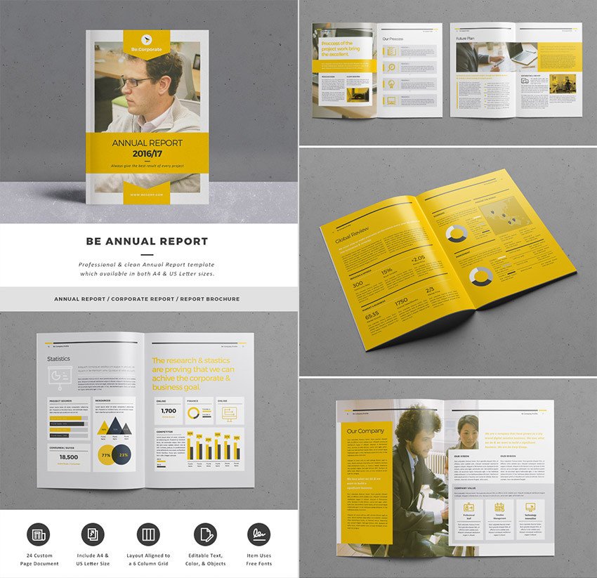 Free Annual Report Template Indesign 15 Annual Report Templates with Awesome Indesign Layouts
