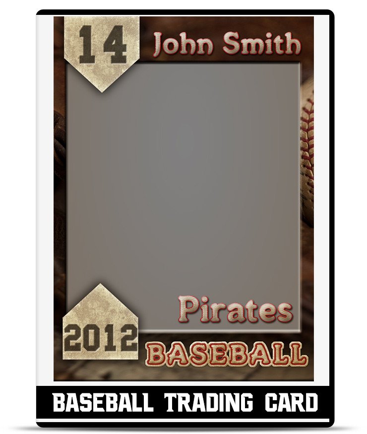 Free Baseball Card Template Baseball – Trading Card Template